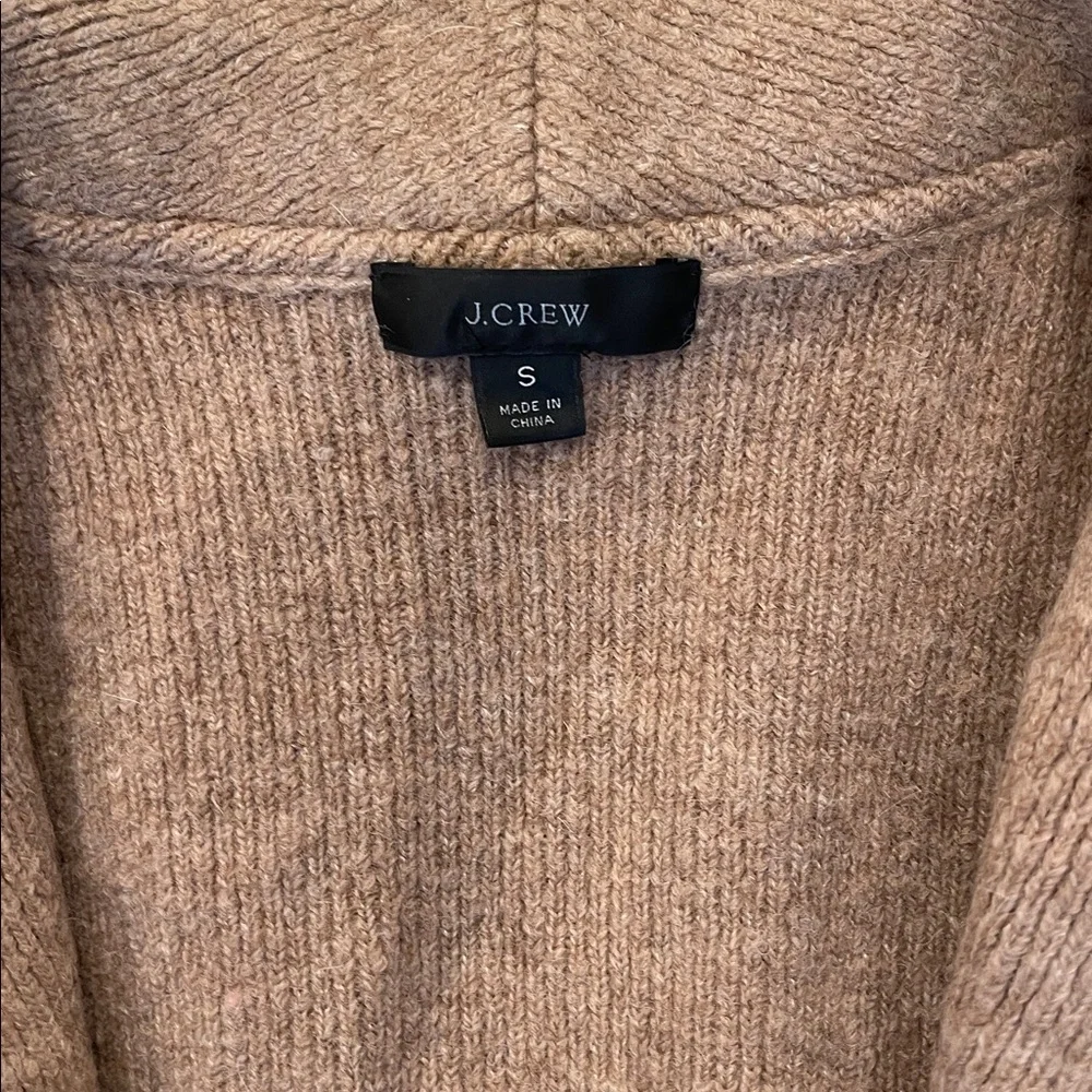 J. Crew Tan Knit Cardigan - Picture 2 of 3